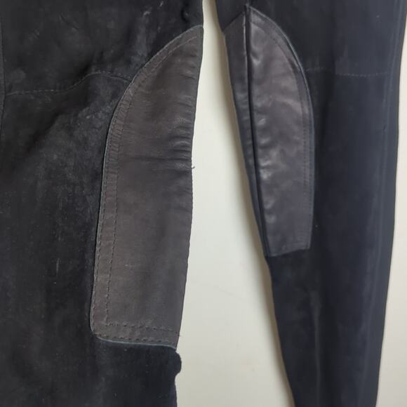 Vintage Laurence Roy Leather & Suede Patch Streetwear Pants Women's Size Small - Picture 8 of 11